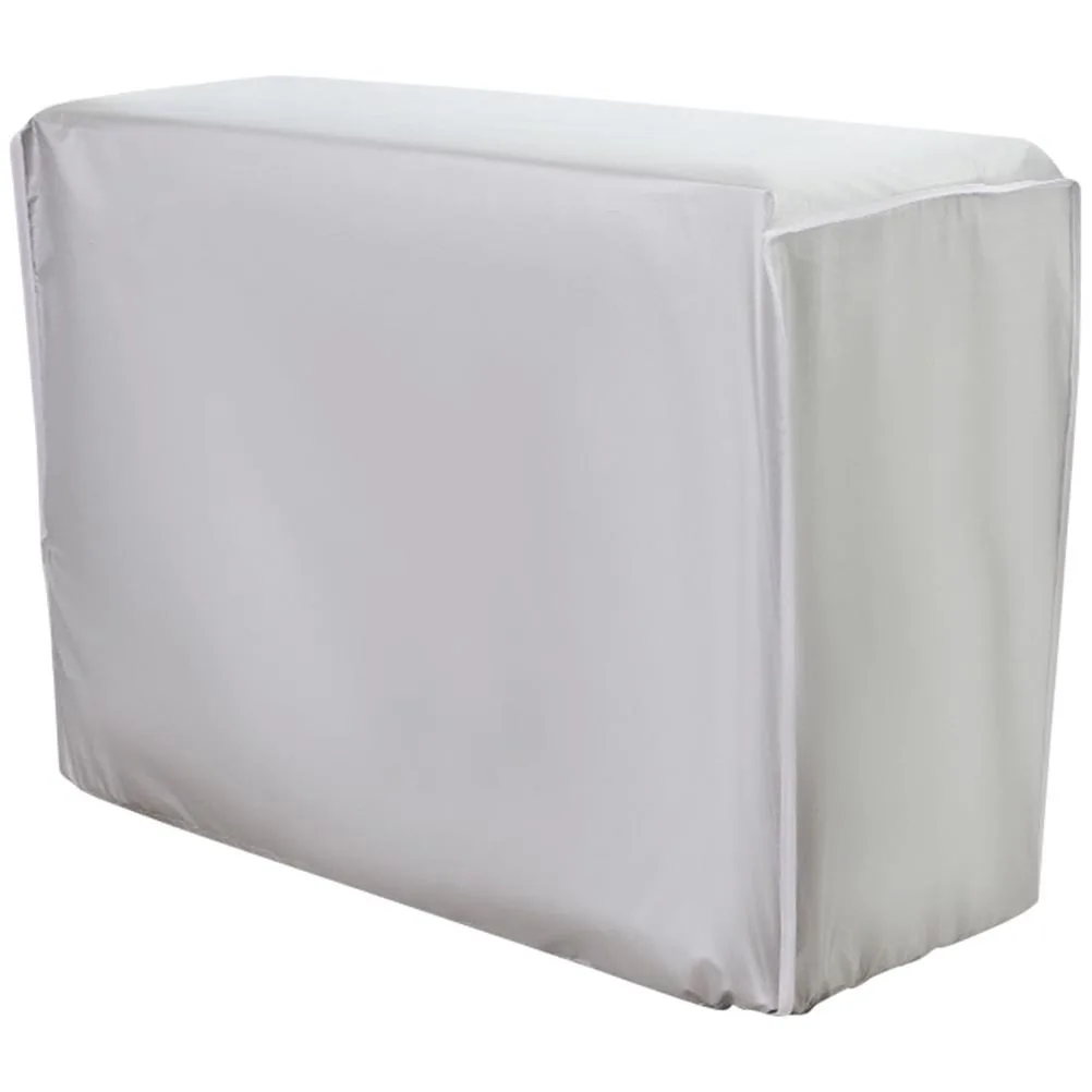 

Air Condition Unit Cover Polyester Waterproof Sunproof Outdoor Protective Cover Elastic Band Wind Resistant Air
