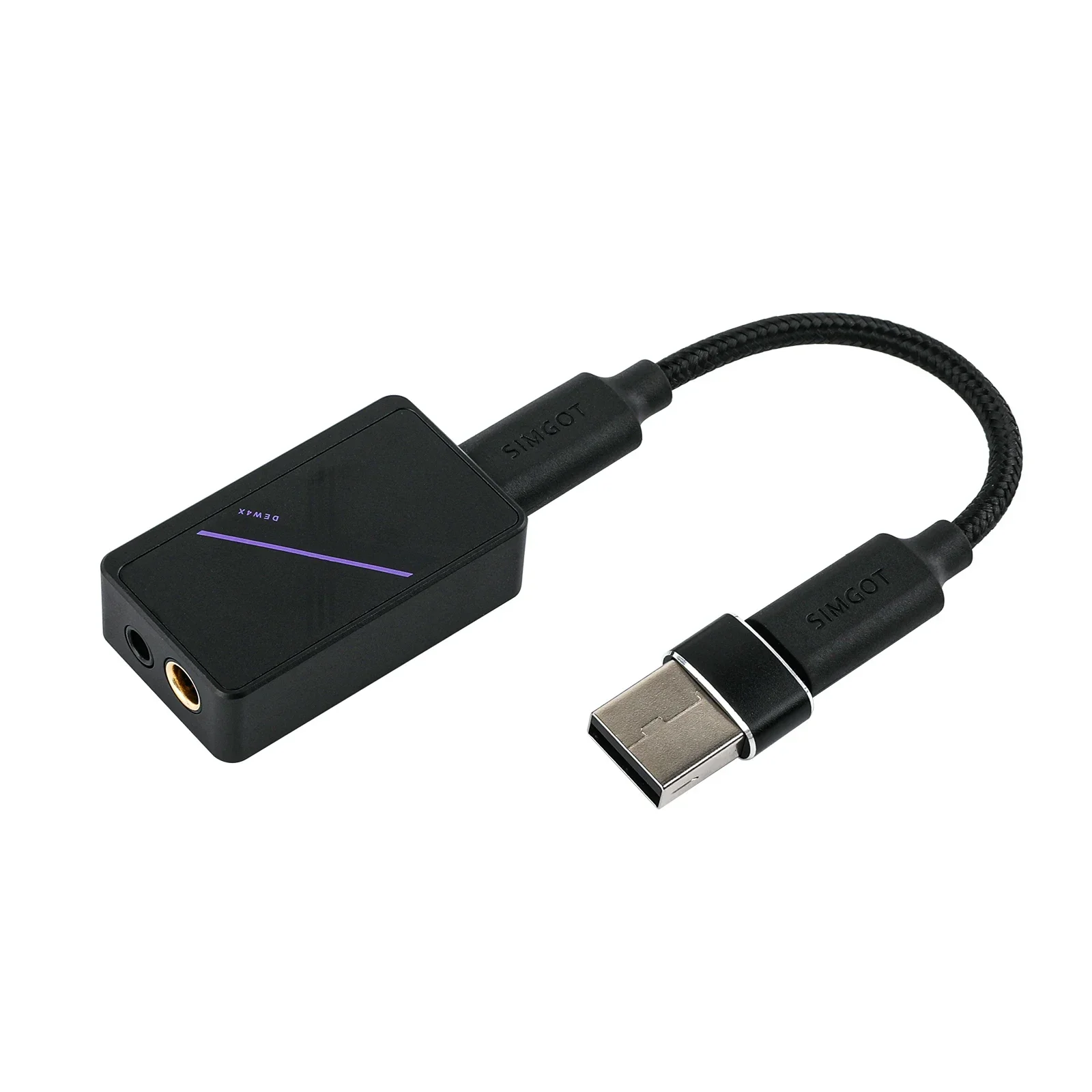 SIMGOT DEW4X HiFi Dual C43198 DAC чип портативный DAC/AMP с высококачественным защитным покрытием OFC