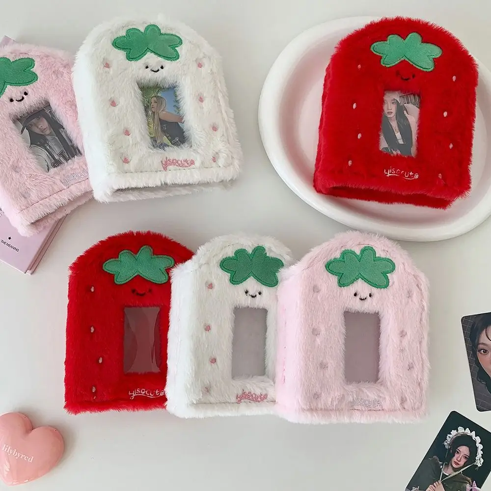 Sweet Photo Album A8 3 inch Storage Photo Card Binder Strawberry Shape Photocard Holder Kpop Idol Photo - view 3