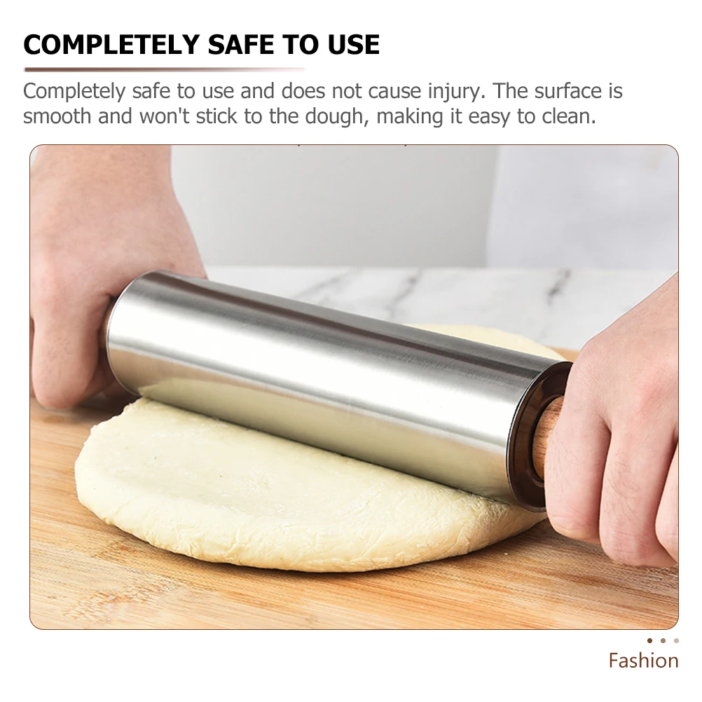 

Pin Dough Roller For Baking Pizza Cookie Bread Rolling Pole Pastry Kitchen Pizza Roller Pin Tool Rolling Rod