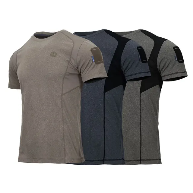 Emersongear BlueLabel Taktyczna płetwa rekina Funkcjonalna koszulka sportowa Koszula z krótkim rękawem Topy Odprowadzające wilgoć Szybkoschnąca Lekka Outdoor