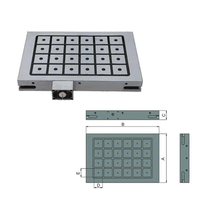 Permanent Magnetic Chuck For CNC Machine, Surface Grinder