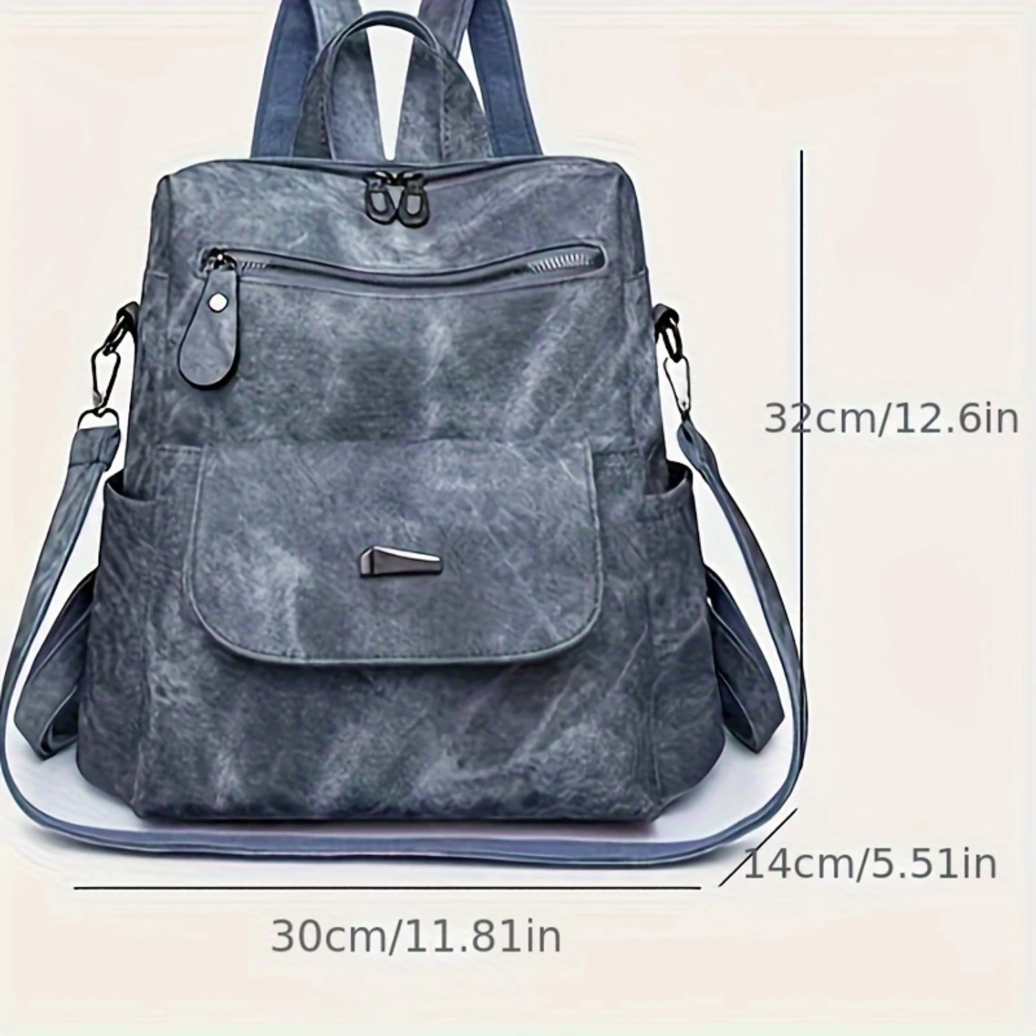 Dompet Ransel Kulit PU Vintage - Leather Work Womens Backpack ulasan dan harga