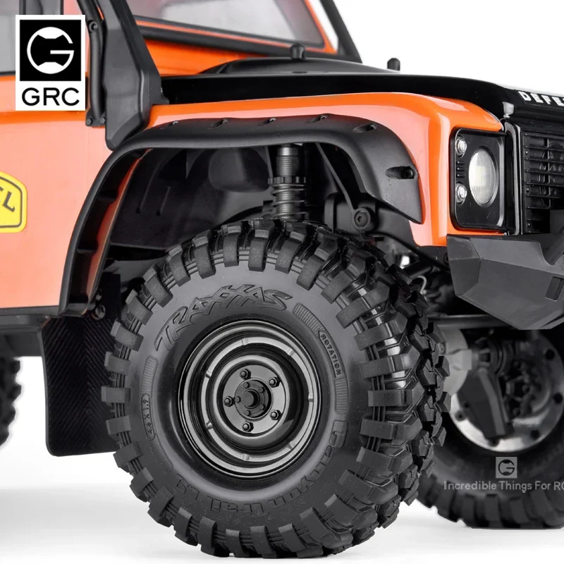 GRC 1.9 Inch Heavy & Old-fashioned Metal Wheel Rim #G01 For 1/10 RC Crawler TRX4 Defender SCX10 RC4WD D90 D110 #GAX0130CW/B/P