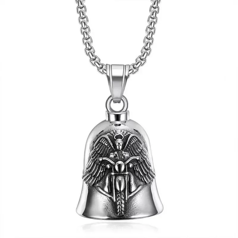 St Christopher Guardian Bell Pendant Key Chain