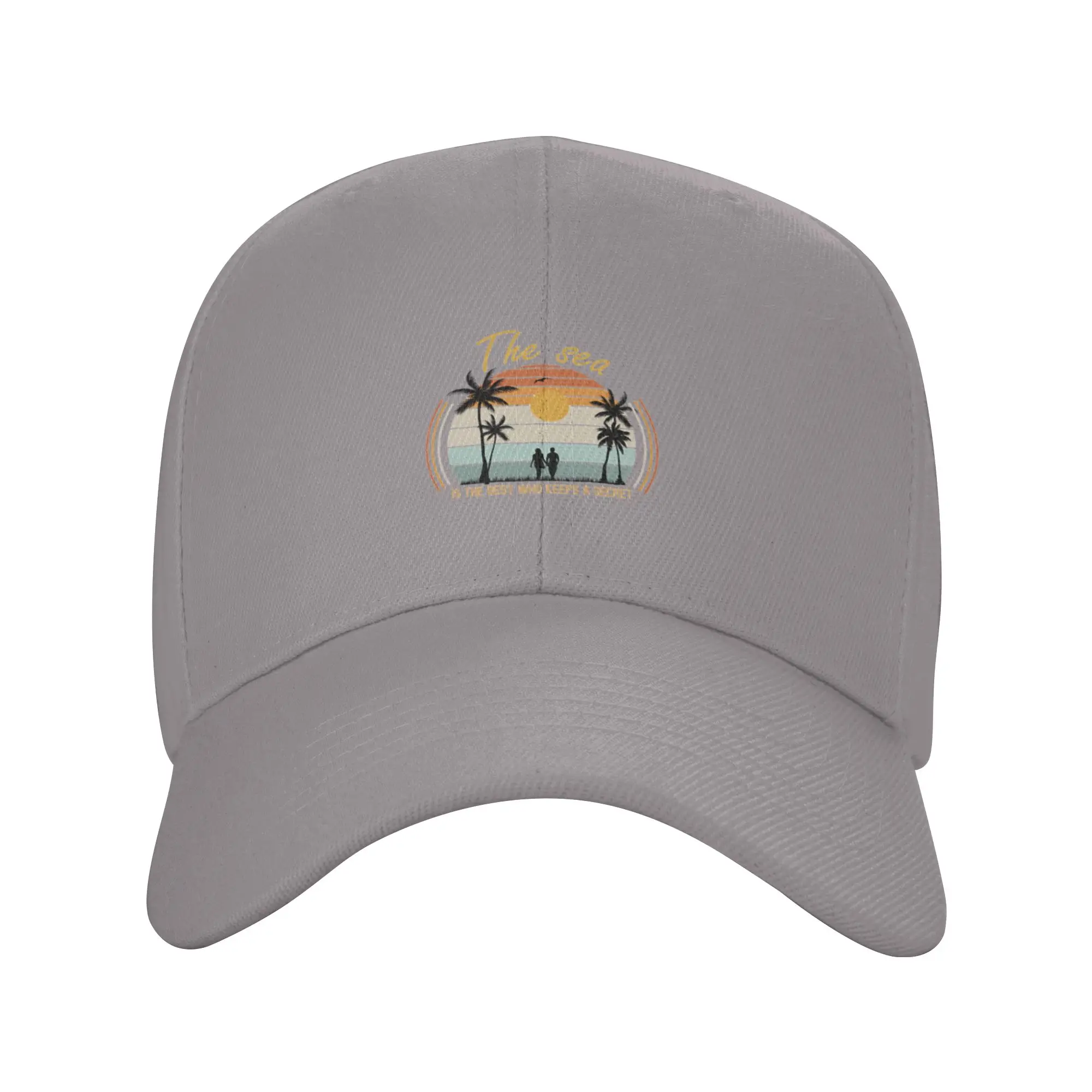 Hot Sale the sea is the best keeper of secrets Baseball Cap  Retro Men's Hats  Youth Activity Men's Hats