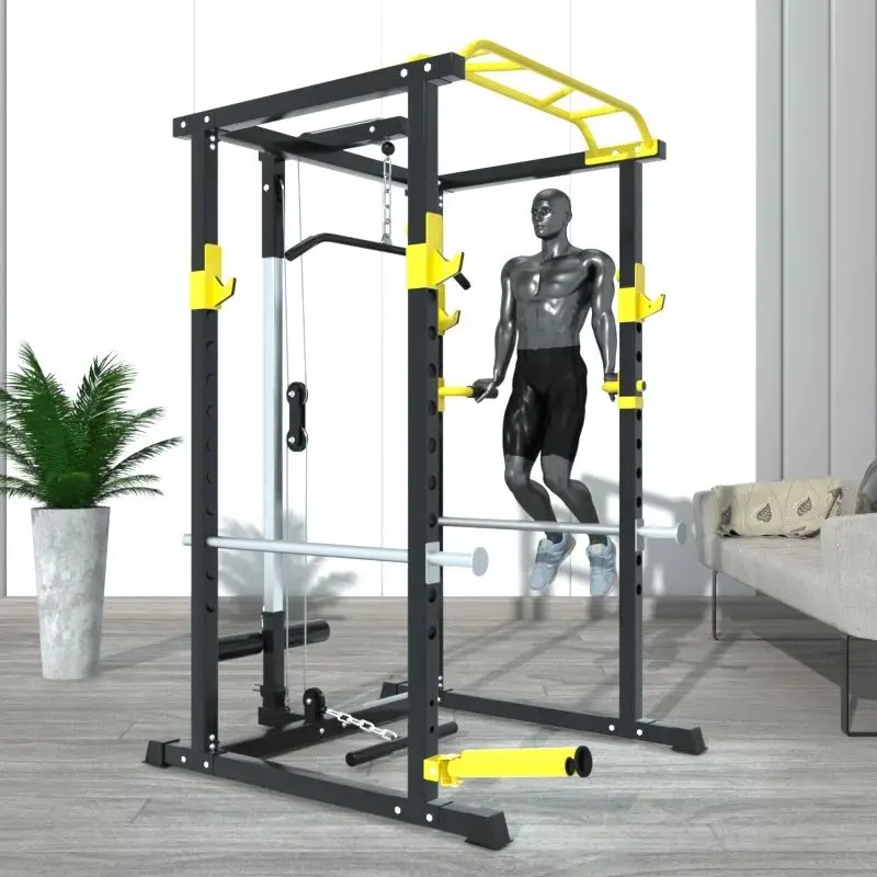 

Commercial Steel Power Rack Multifunctional Smith Machine Gym Equipment