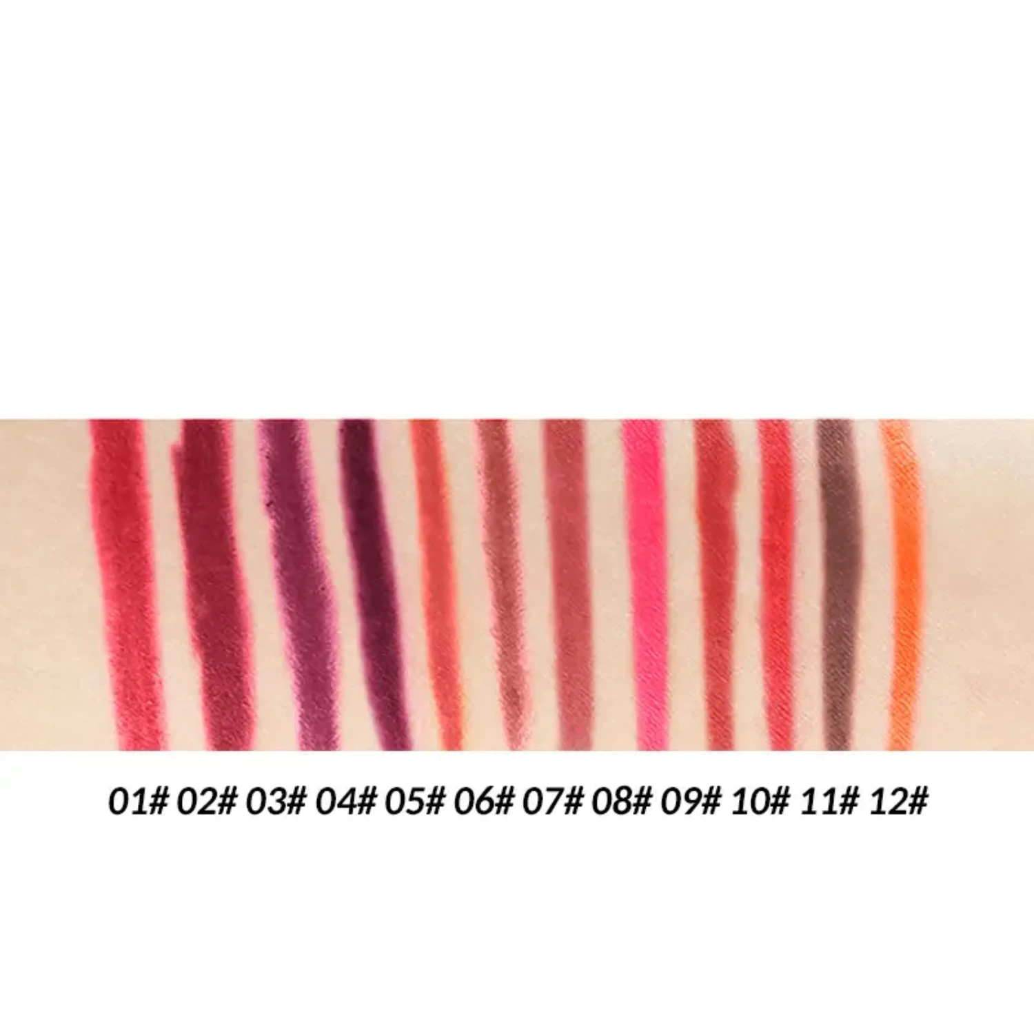 Ensemble de crayons à lèvres classiques – Collection essentielle de 12 pièces pour une définition des lèvres précise et durable