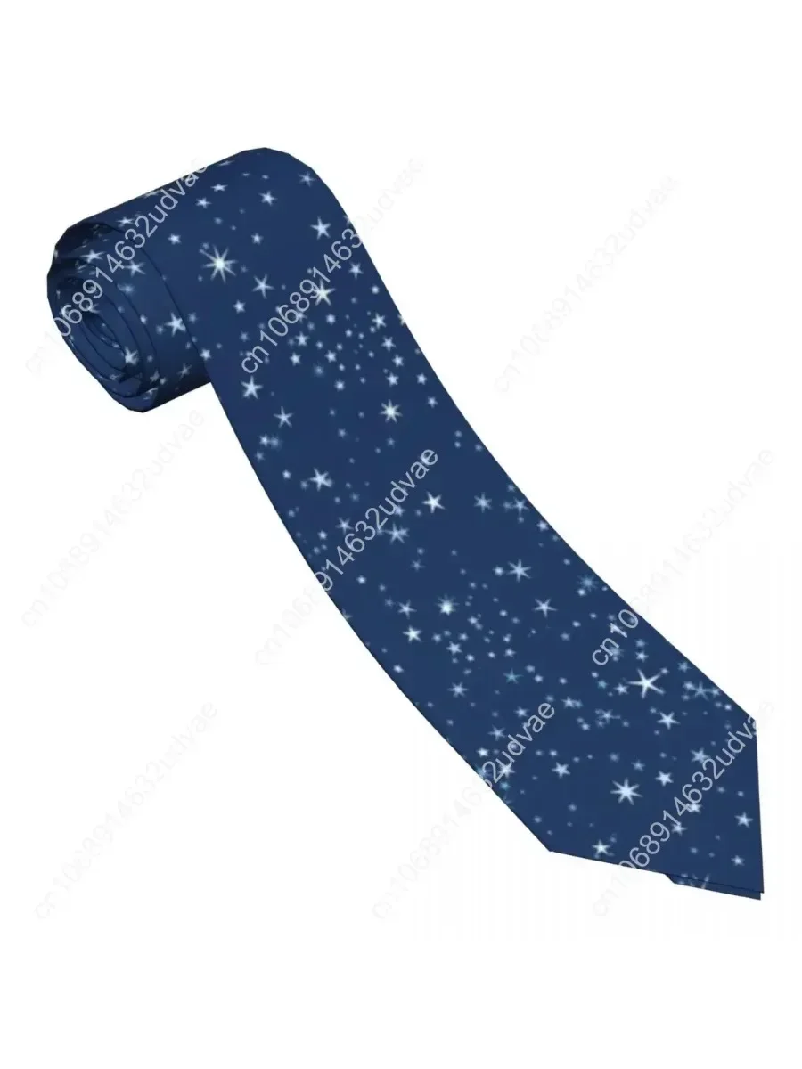 

Casual Night Sky and Stars Tie Classic Tie Men Neckties for Wedding Party Business Adult Neck Tie
