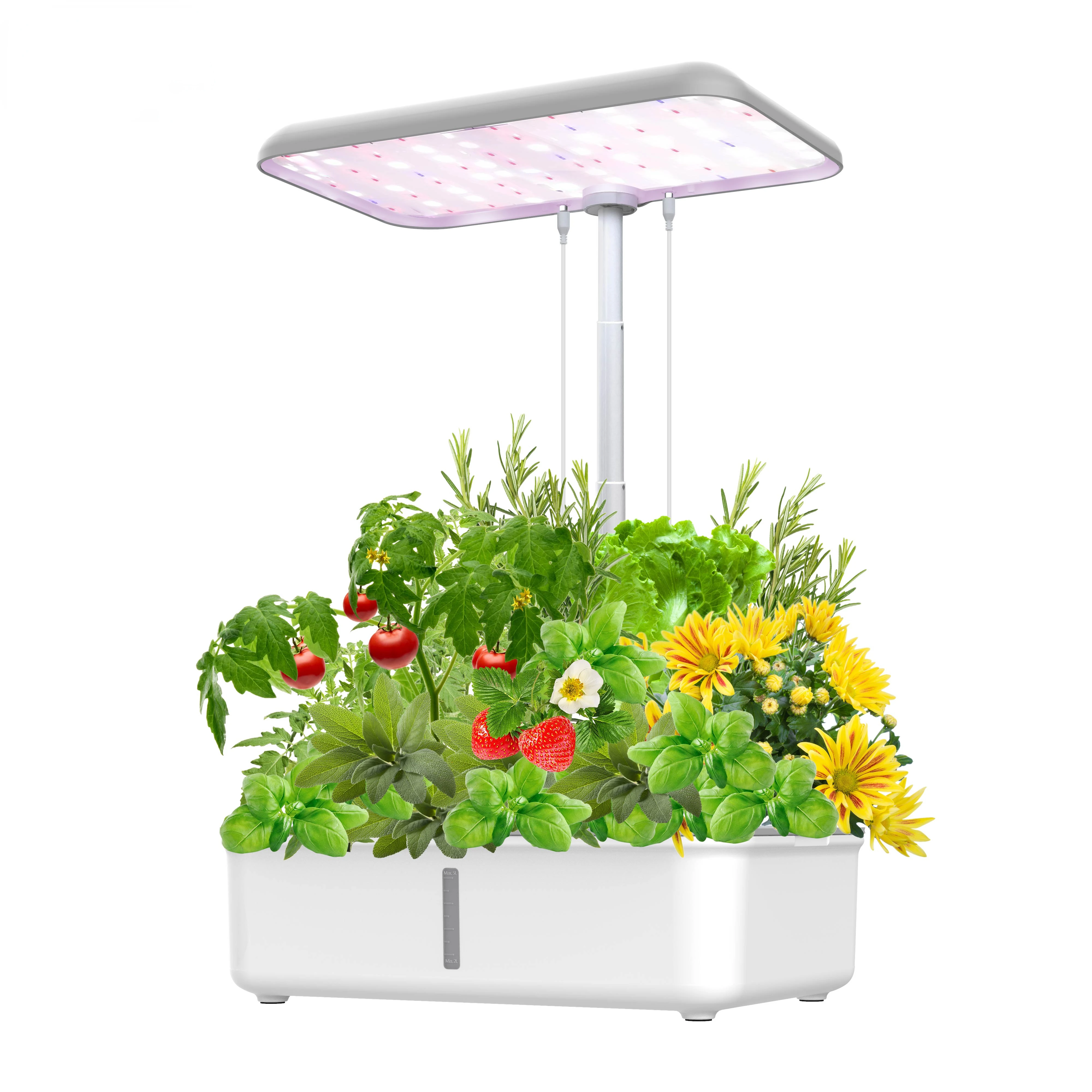 Intelligent Oxygenation & Water Cycle  full spectrum LED plant light WiFi indoor grow smart garden hydroponics systems