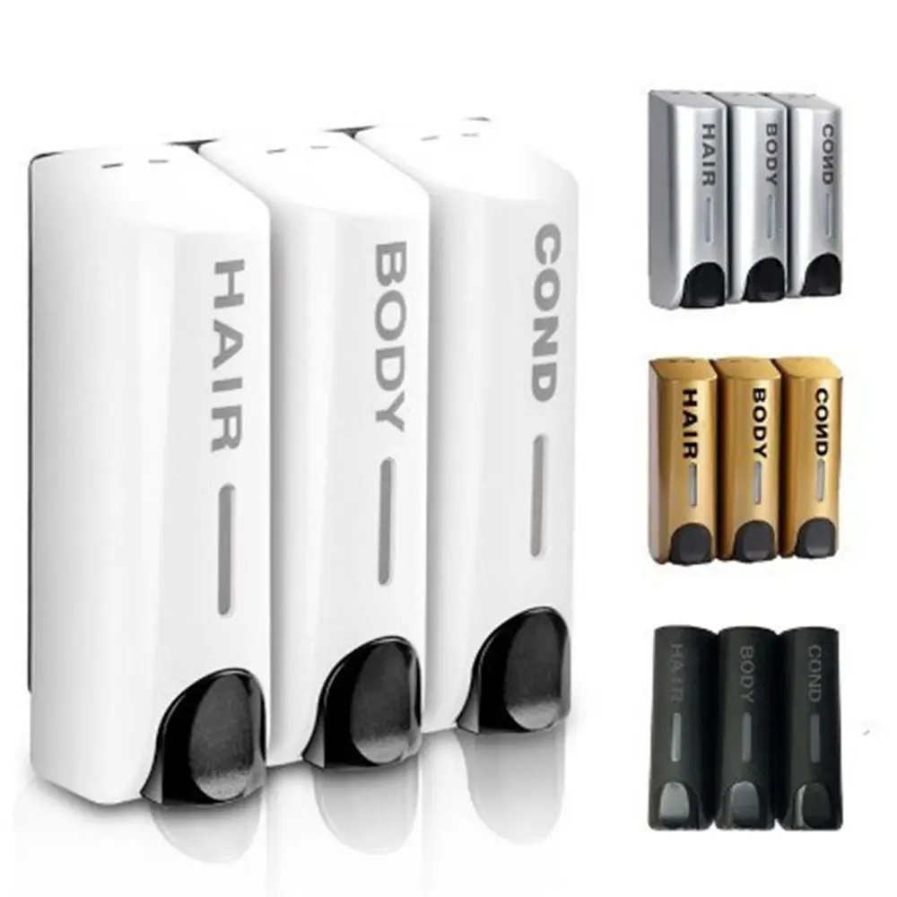 Dispensador de sabão montado na parede, prensa manual, bloqueio de grande capacidade, recipiente de sabão de loção, fácil de instalar, frasco de sabão de mão recarregável