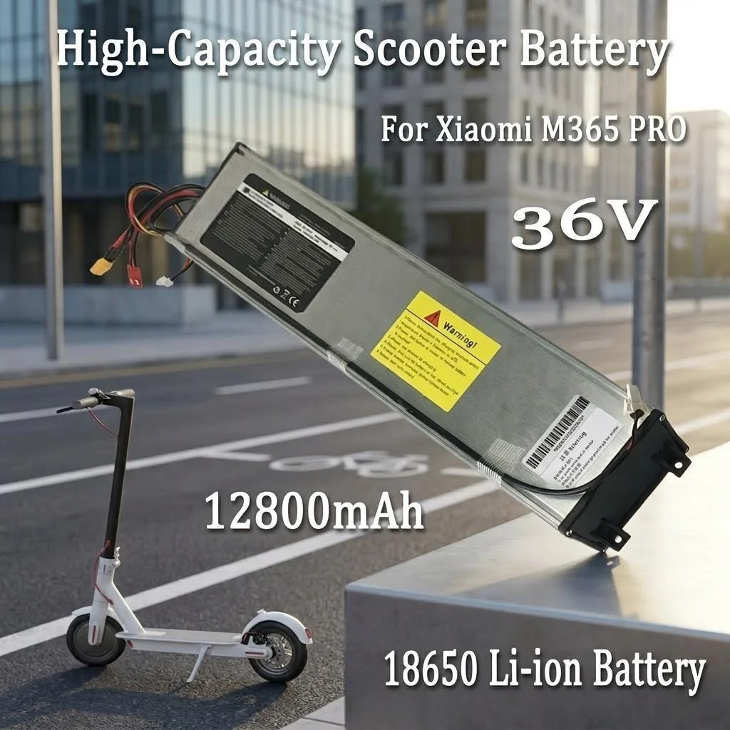 Large Capacity 36V 12.8Ah Lithium Battery Pack for Xiaomi M365 PRO Scooter Original Replacement Battery
