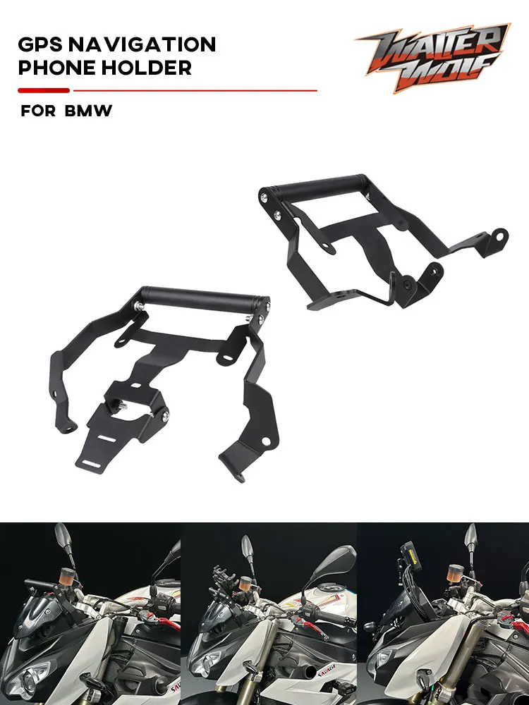 Support de caméra GPS de Navigation de téléphone de moto, Support pour BMW S1000R S 1000R 2014 – 2019, Support de téléphone portable, barre transversale