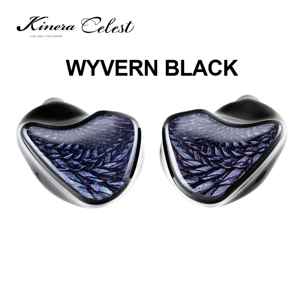 Fone de Ouvido Intra-auricular HiFi Kinera Celest Wyvern Preto com Driver Dinâmico de Diafragma LCP de 10mm