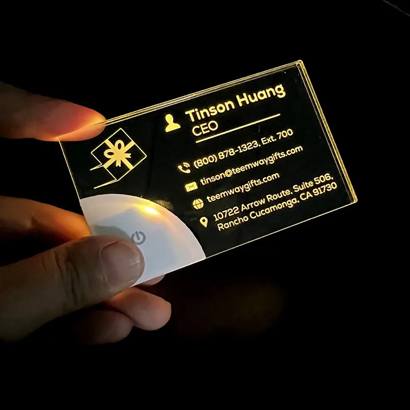 

custom. RICHSHINING Custom Led Luminous Business Card Creative New Strange Luminous Business Card Wholesale Led Business Card Li