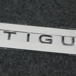 Apply to Tiguan MK2 Trunk lettering Rear tail marker Tailgate emblem Slivery