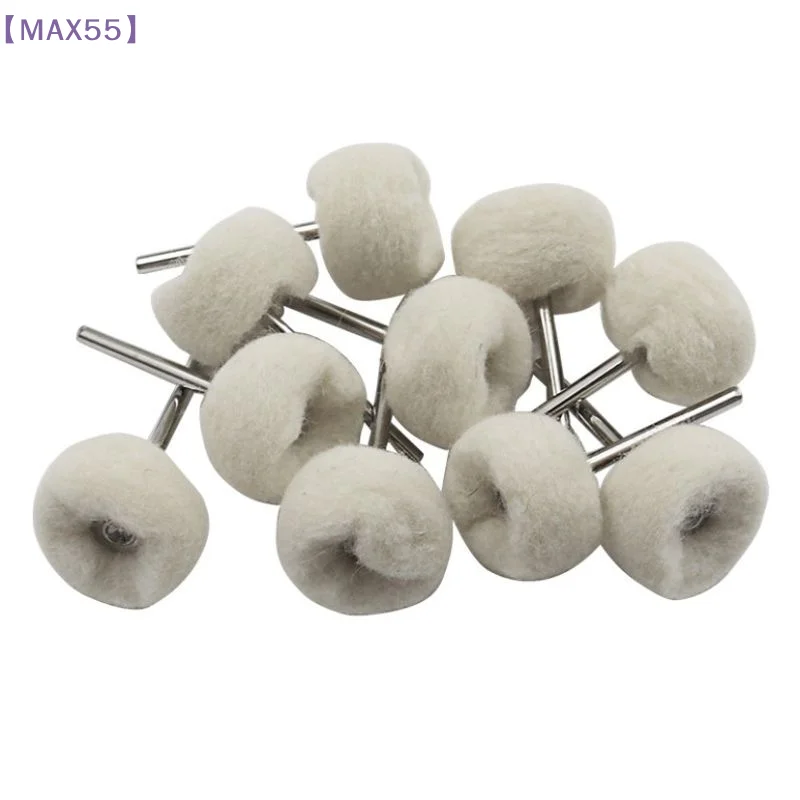 

【MAX-55】Набор из 5 штук: войлочные полировальные круги с хвостовиком 3 мм, абразивные щетки, шлифовальные и полировальные круги для дрели, роторного инструмента и ручного шлифовального станка