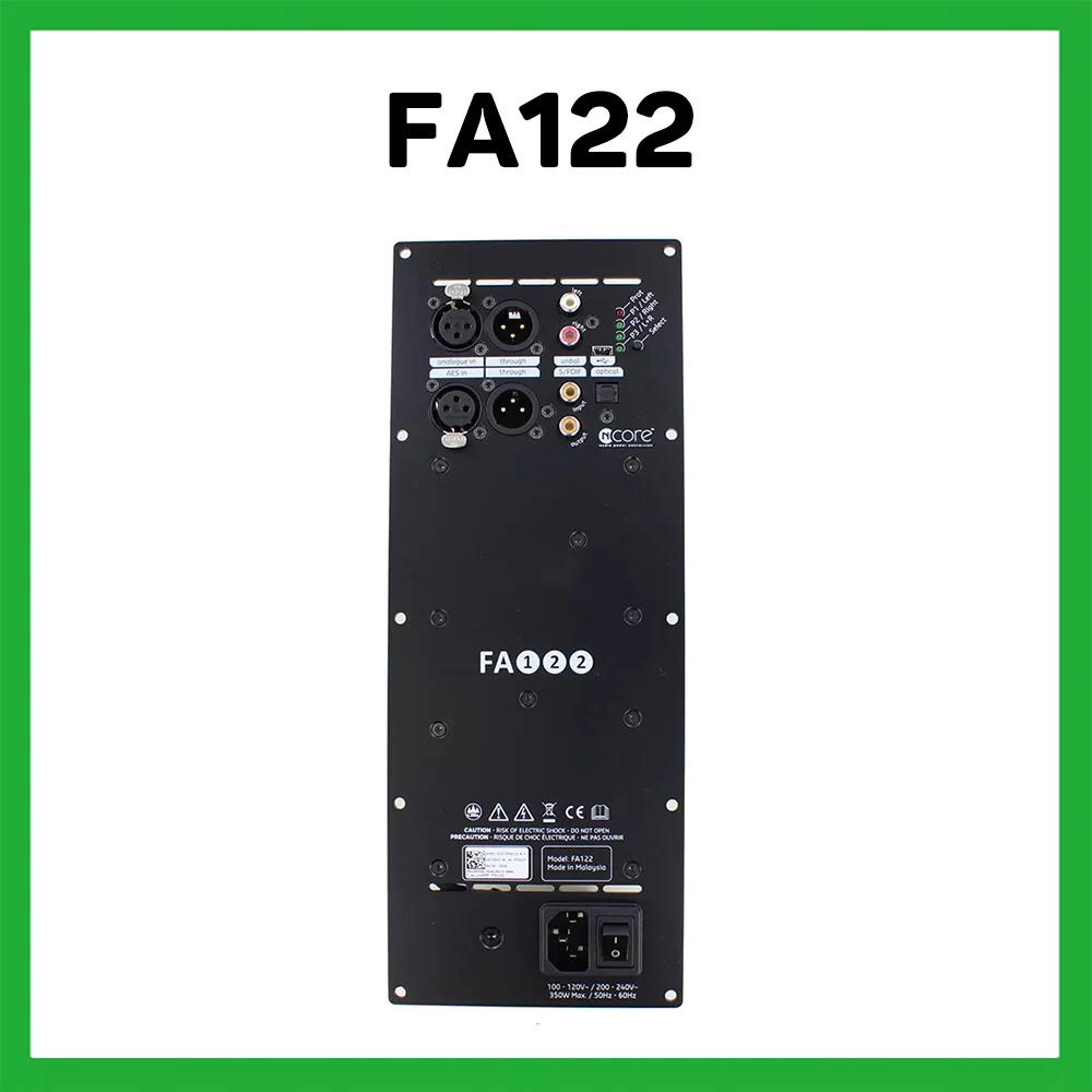 For Hypex 125W Fusion Backplane Power Amplifier HiFi Electronic Frequency Division NCore FA122