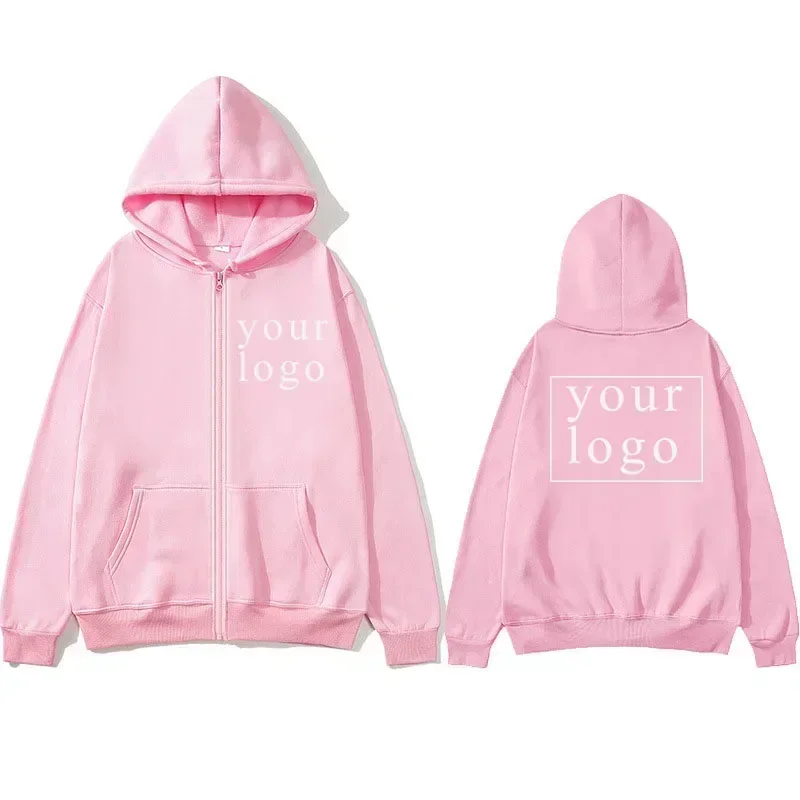 Men Women DIY Zipper cardigan hoodie 2026 New Fashion Your Own Design Brand Logo/Picture Personalized Custom Anywhere