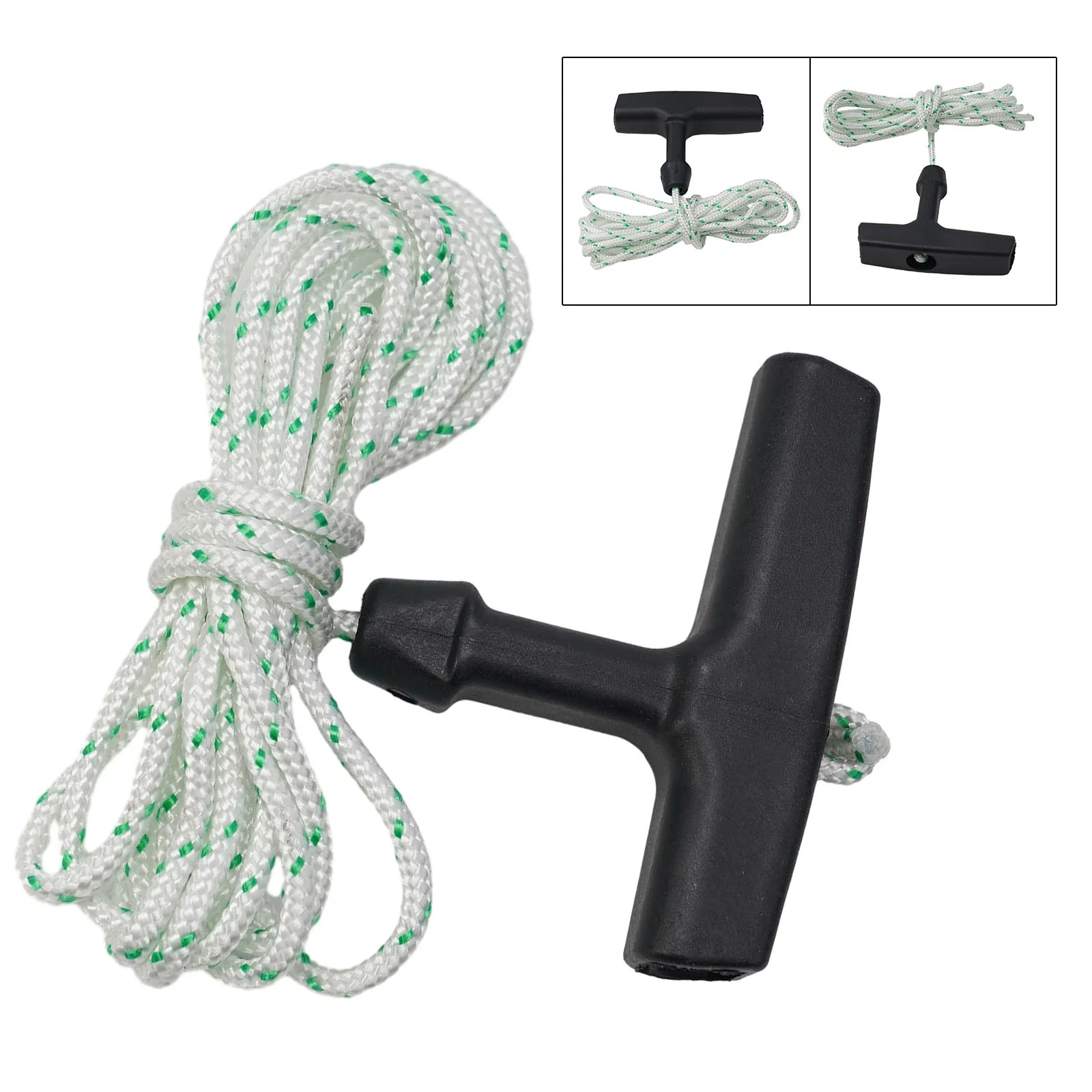 Starter Rope and Pull Handle Assembly for Mountfield Lawnmowers Compatible with Standard Recoil Starter Housing on Push Mowers