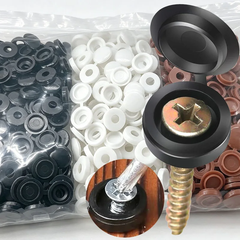 Plastic Nails Screw Cap Decorative Covers Car Nut Nails Protective Caps Self-tapping Screws Cover Furniture Hardware