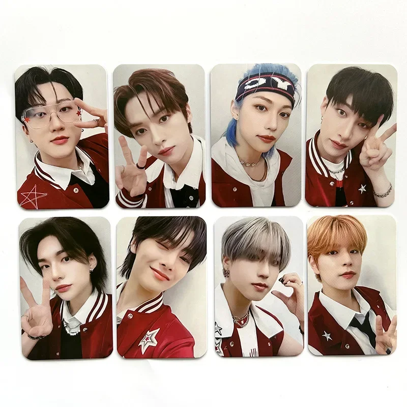 8PCS/Set Kpop Idol SKZ Album 5-STAR Series Postcards Photocards Characters Printed LOMO Cards Stationery