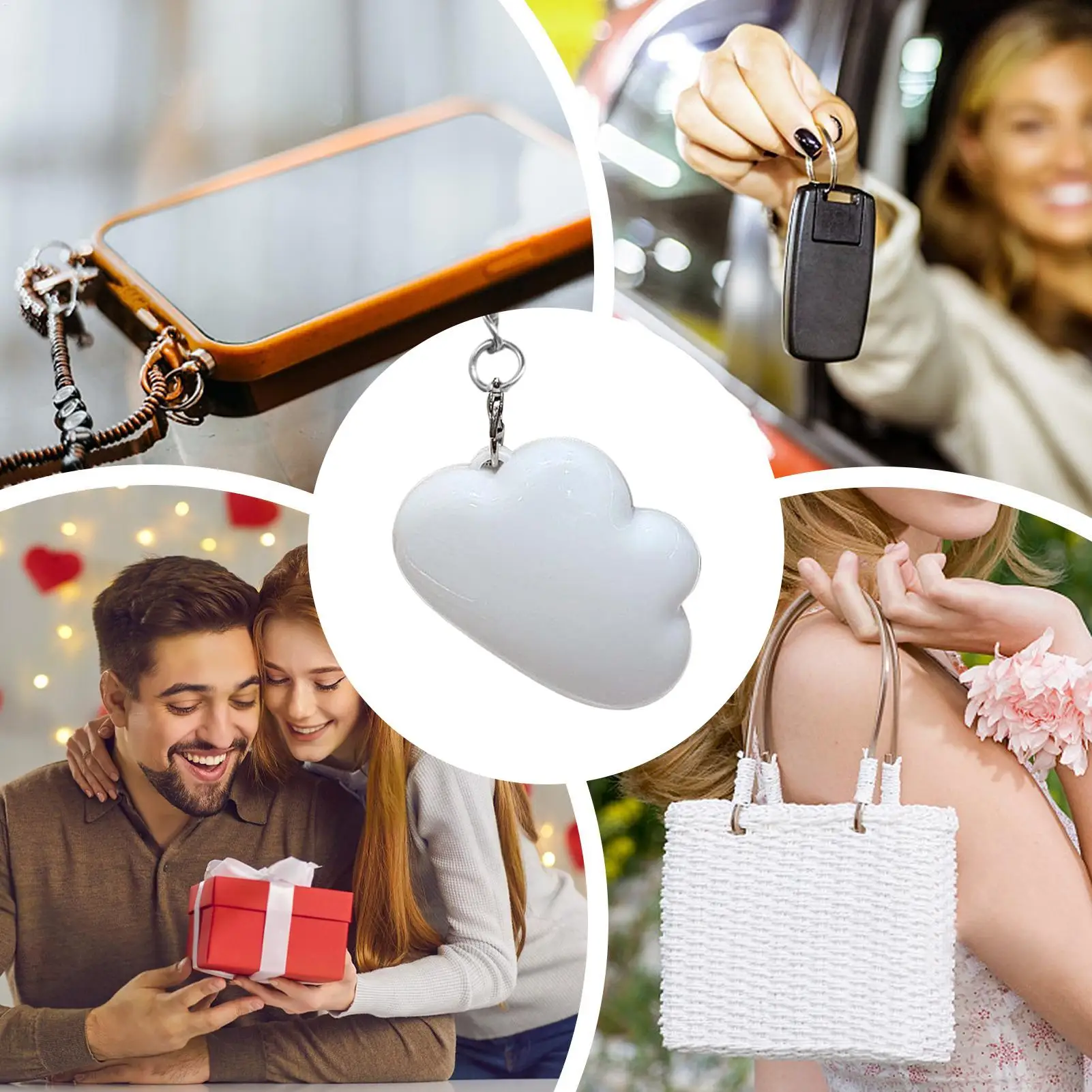 USB شحن اللمس الحساسة متوهجة ضوء لطيف LED الاستشعار التلقائي محفظة ضوء اللمس المنشط حقيبة يد ضوء الليل #5