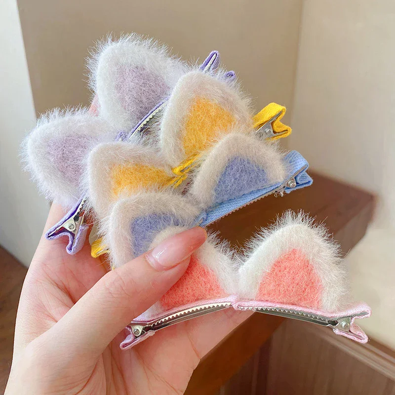 2-шт-милая-заколка-для-волос-с-кошачьими-ушками-модная-корейская-плюшевая-заколка-для-волос-красочная-маленькая-заколка-для-волос-аксессуары-для-волос-для-женщин-головные-уборы