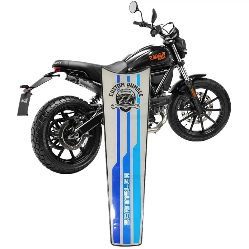 

For DUCATI SCRAMBLER 400 800 1200 Motorcycle Tank Pad Protector 3D Gel Sticker Decal