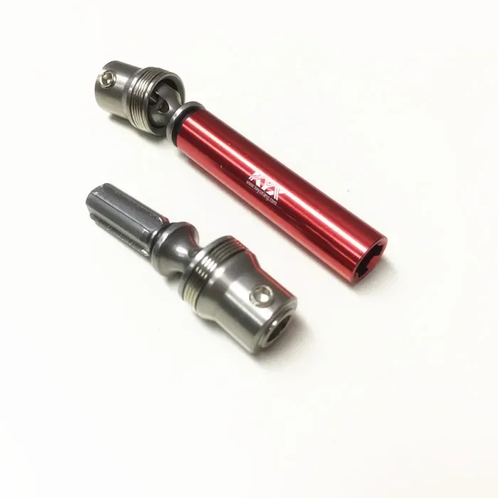 KYX Racing Edelstahl-Mittelantriebswelle, Upgrades, Teile, Zubehör für 1/10 RC Crawler Axial SCX10 II 90046 90047