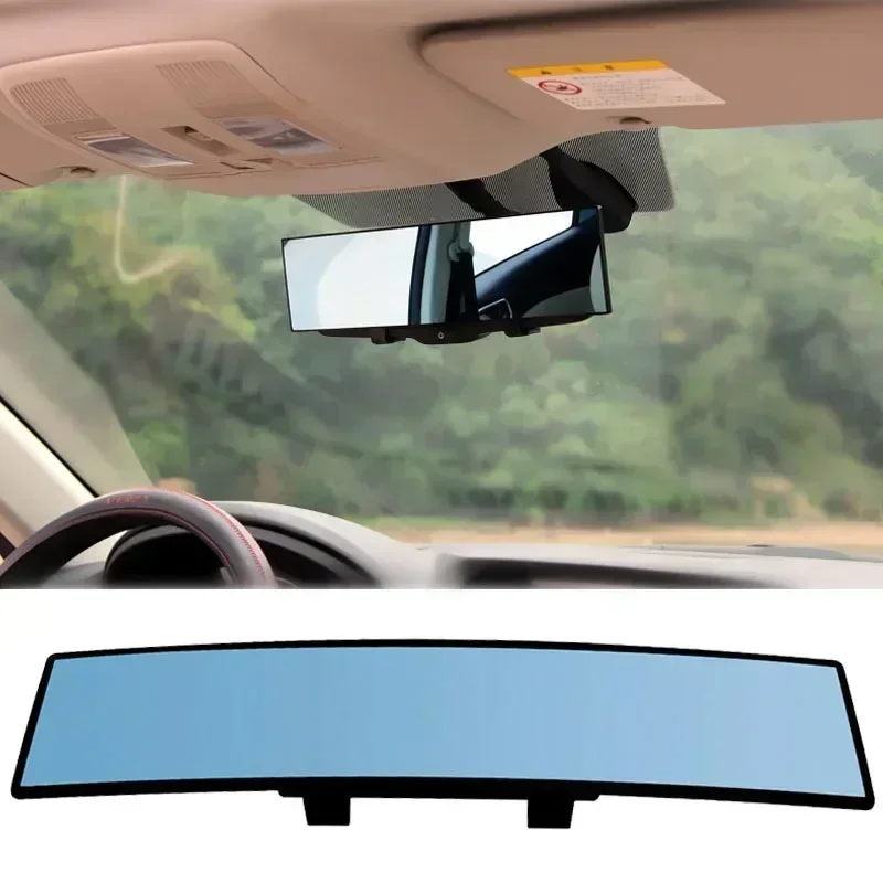 

Universal Panoramic Car Interior Mirrors Rear View Mirror Wide Angle Rear View Mirror with Clip on Installation Rearview Mirror
