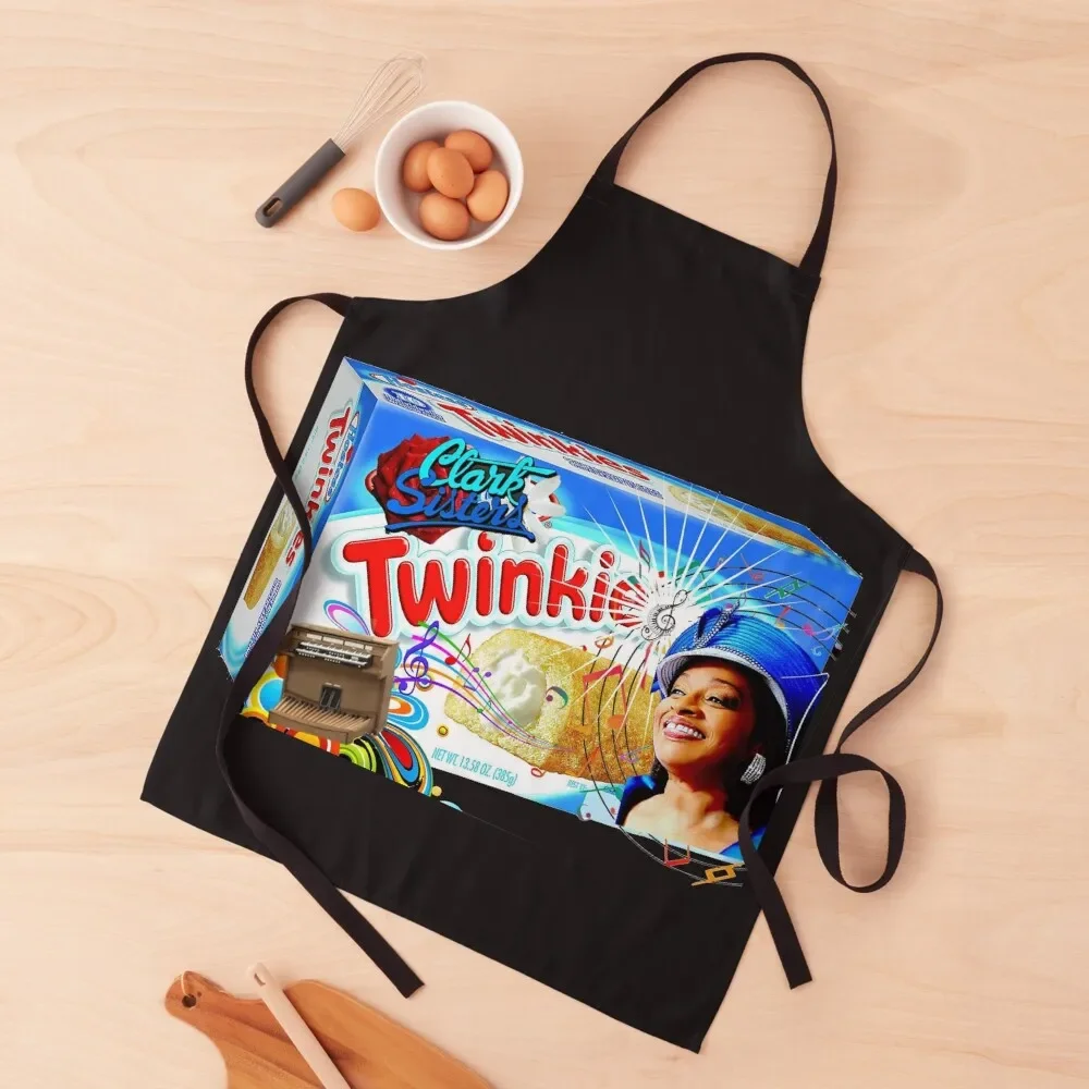 

Twinkie Clark Sisters Apron Art Things For Kitchen Waiter Uniforms Dress Apron