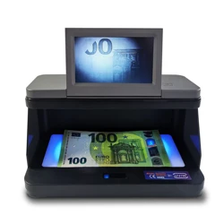 Auto Sleeping UV/IR/WM Light Money Detector HL181 With Built In Battery IR Fake Notes Detecting Checker