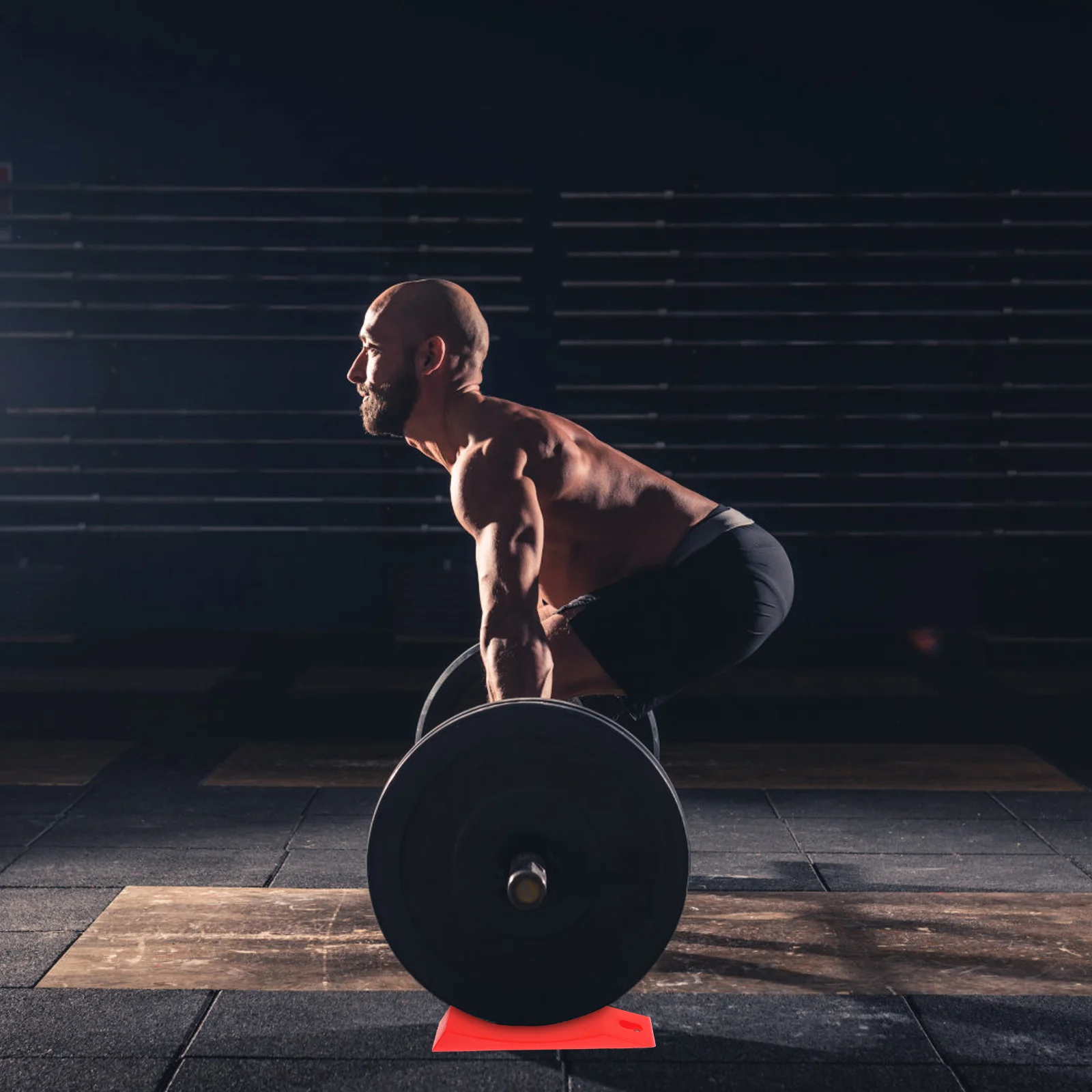 

1Pair Barbell Silicone Pads Weight Plate Loading Cushion Non-Slip Impact Absorption for Deadlift Weightlifting Floor Protection