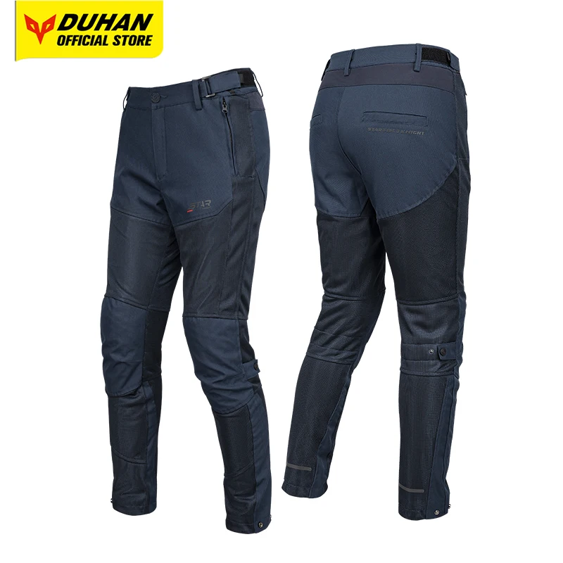 

Motorcycle Pants Breathable Mesh Wear Resistant Motocross Pants Motorbike Protection Pants With Removable CE Pads For Men Summer