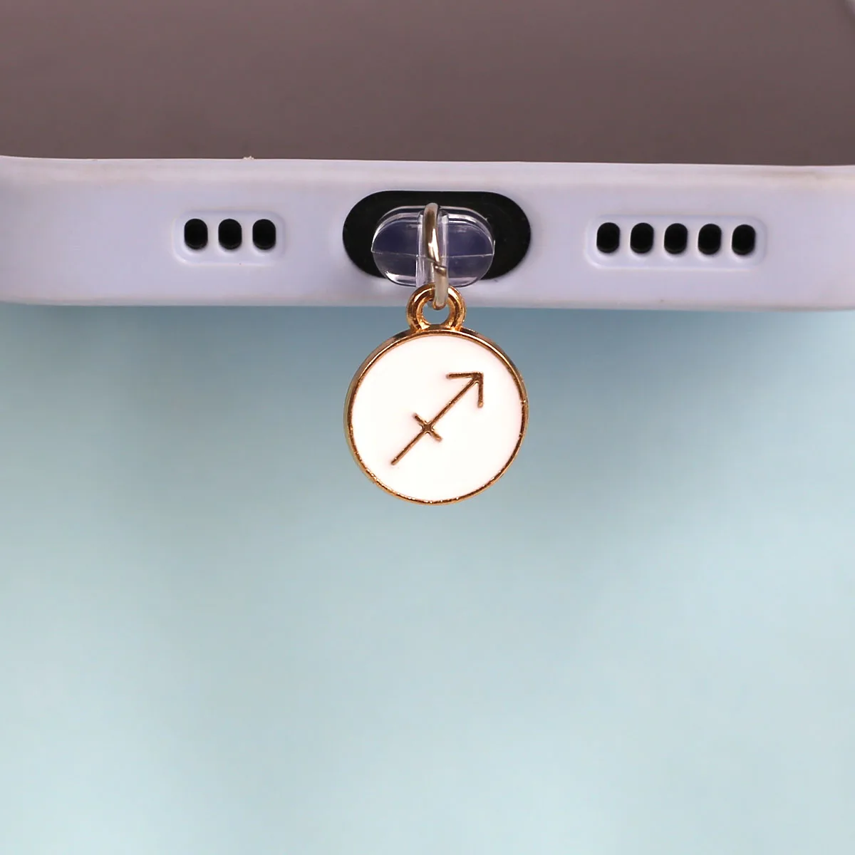 Handy-Staubschutz-Anhänger für die zwölf Sternzeichen, Handy-Zubehör-Dekoration für iPhone 5-14, Staubschutz-Anhänger – Detail 10