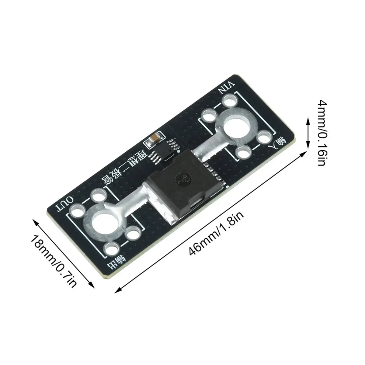 40A Ideal Diode Module Unlimited Voltage Backflow Prevention for Solar Charging Battery Backup Systems