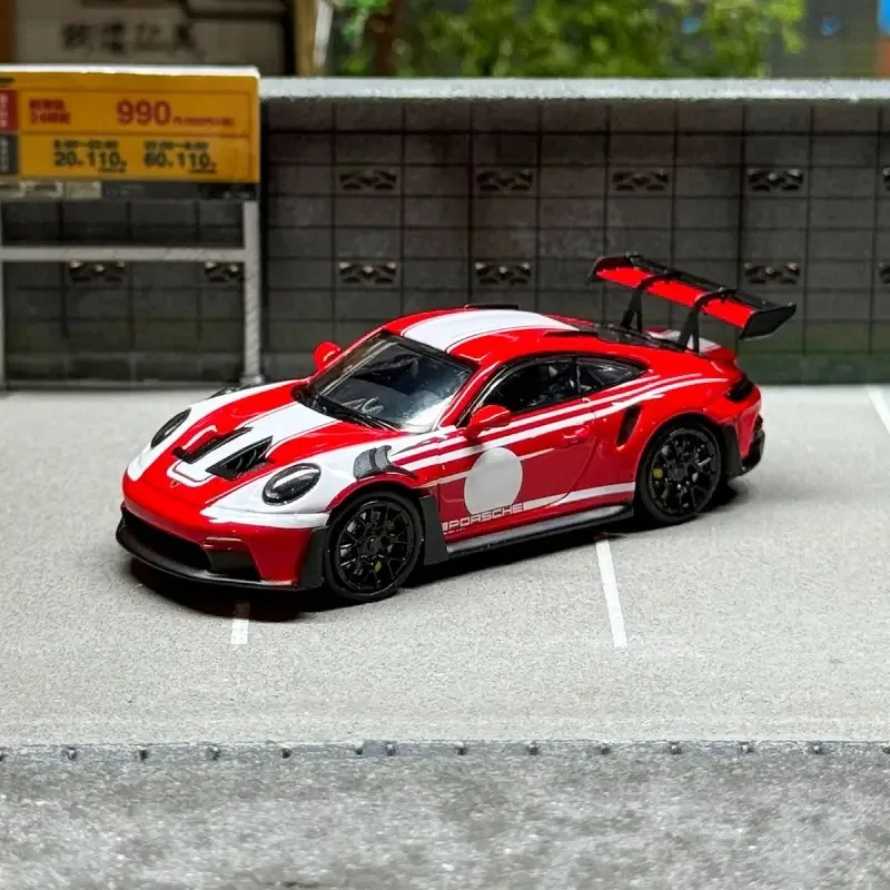 LMLF 1:64 mini 911 992 GT3 RS conjunto de modelo de coche de aleación pintada regalo de edición limitada