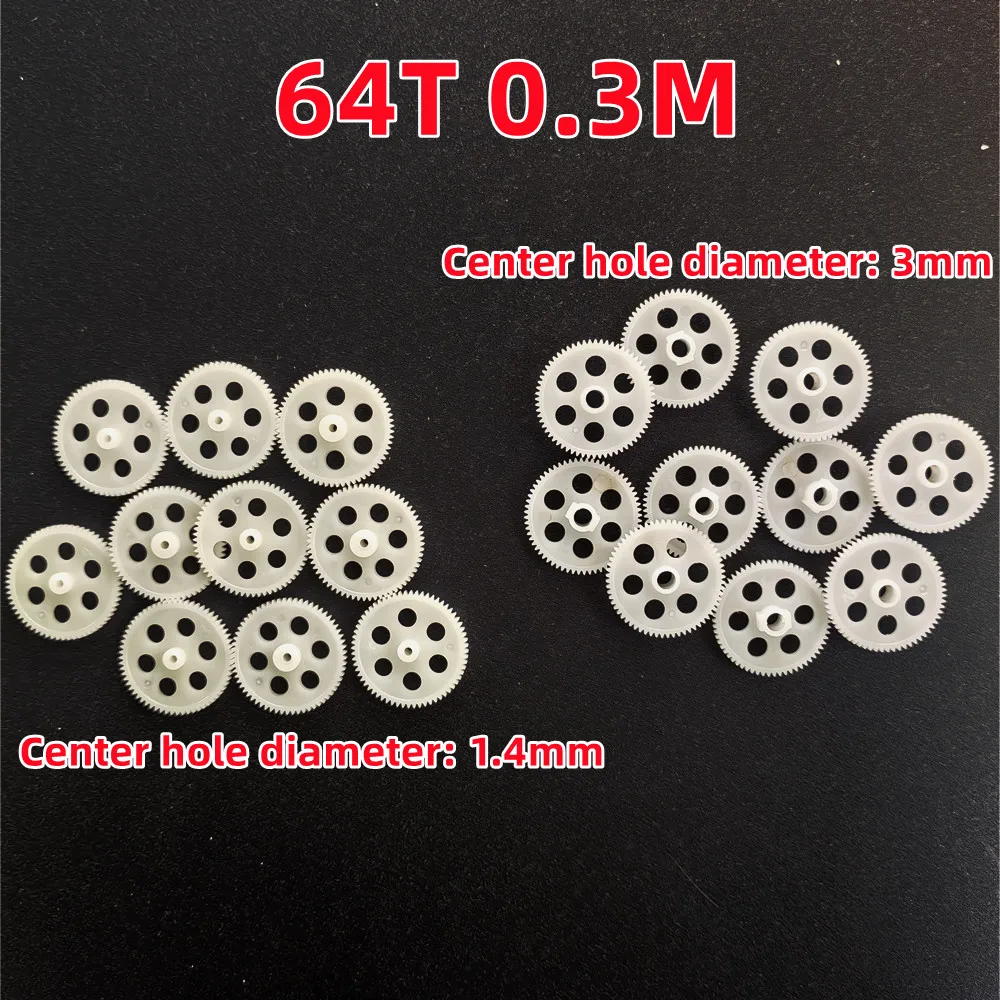 64T Gear 0.3M 1.4MM 3mm 1.98MM Dia. Tight Remote-control Car Robot Helicopter Quadcopter Toy Aircraft Parts Technology 4-100pcs