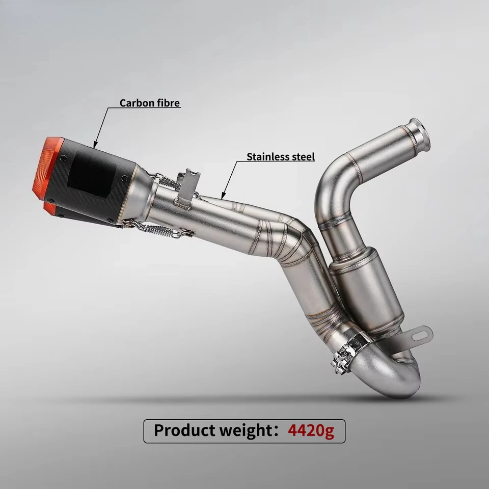 Duke 125 250 390 KTM390 RC390 RC250 2017-2020 Motorcycle Exhaust System Modify Mid Link Pipe High Position AR Muffler