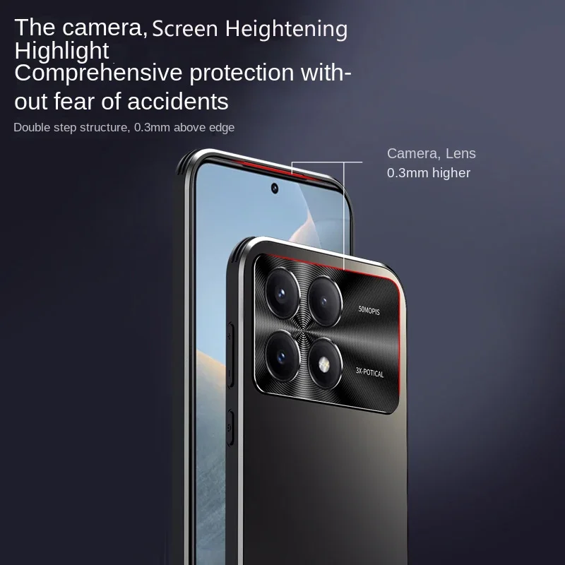 حافظة هاتف لوحة خلفية غير لامعة مضادة للسقوط لهاتف Poco F6 F5 Pro حافظة حماية للعدسات المعدنية مقاومة للصدمات من السيليكون الناعم #5