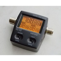 NISSEI RS50 Digital SWR Power Meter 125-525MHz UHF VHF Female LED Screen Antenna Radio Communication Testing Counter