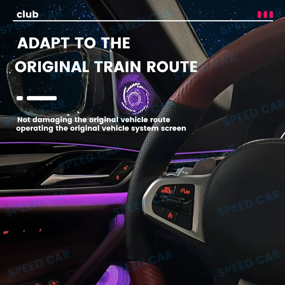 

LED Speaker Cover for BMW G30 New 5 Series - 11 Color Options Enhance Your Car's Audio Experience