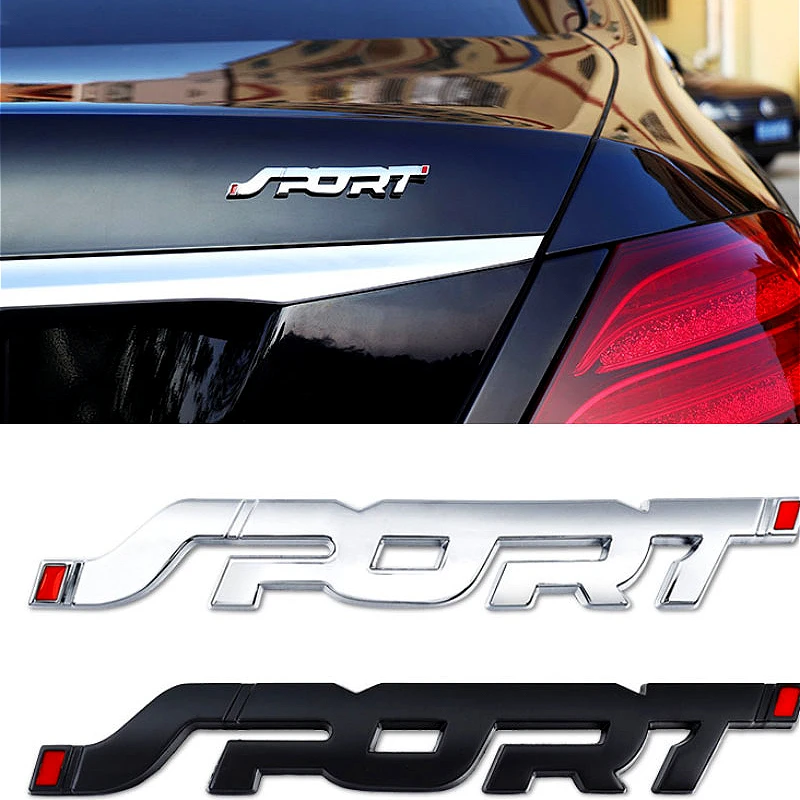 

3D Limited Edition Metallic Stickers Trunk Metal Sport Letter Sticker Badge Car Personalised Car Stickers Car Accessories