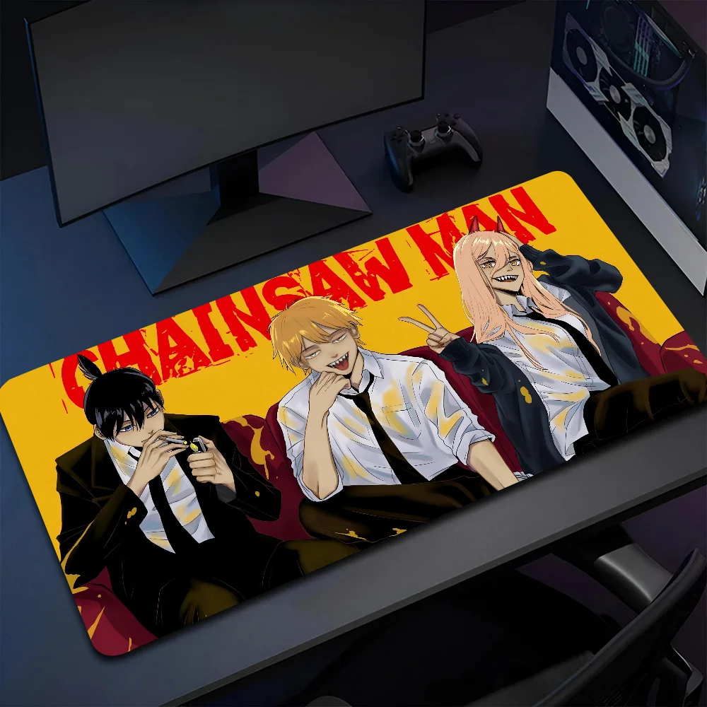 

1pc hot Chainsaw Man Hayakawa Aki Non-slip Mouse Pad Suitable For Office Computers Laptops E-sports Game Desk Mats XXL Keyboard