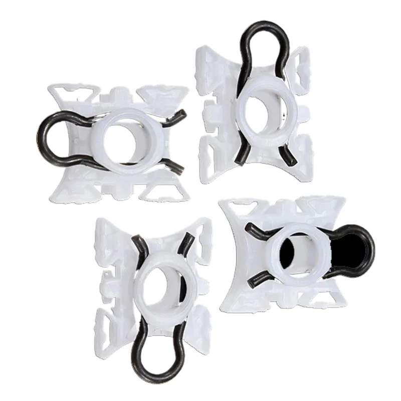 4Pcs Car Door Window Lifter Clips Rail Sliding Replacements For BMW E36 E32 E34 Car Front Window Regulator Car Accessories