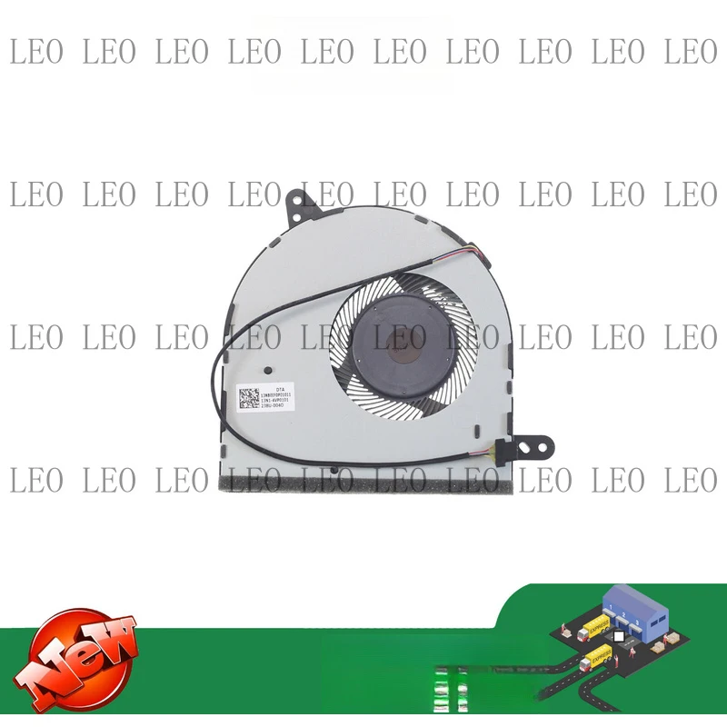 

SS Laptop CPU Cooling Fan for ASUS A705 X705U X705M F705N 13NB01F0P01011 NS85B18