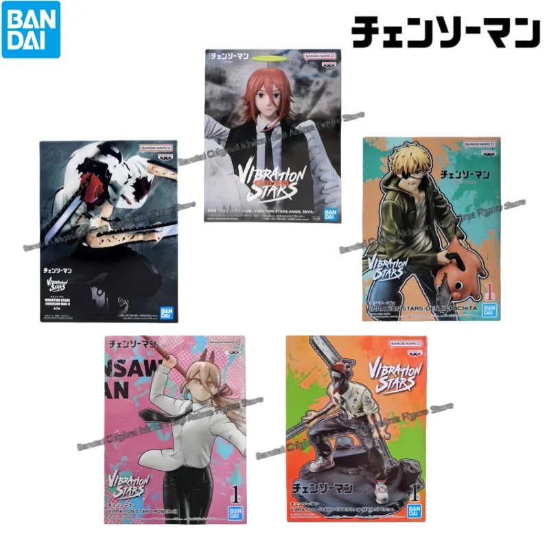 En Stock Bandai caja Original modelo Kit de modelismo motosierra hombre Ángel diablo Denji Pochita Power personajes de Anime figura de acción estatua