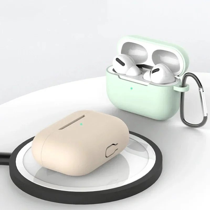 Funda de silicona suave para Apple para Airpods Pro pegatina piel auriculares Bluetooth funda para AirPods Pro accesorios protectores