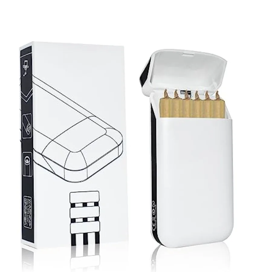 

Очень большая коробка для хранения бумаги Pre Roll, простая белая коробка, большая емкость 110 мм